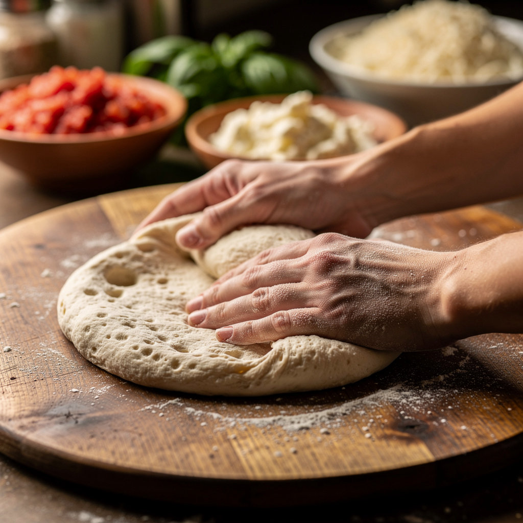 Joe's Brooklyn Pizza traditional handmade pizza with crispy crust, quality toppings, and authentic New York-style preparation